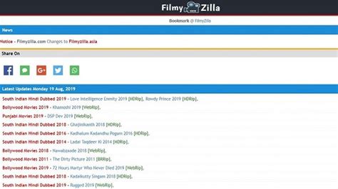 Top Sites Like filmyzillaaa.net .